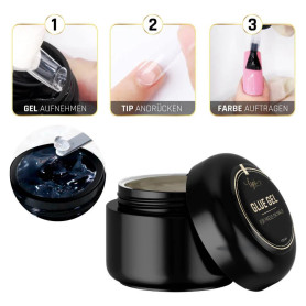 CLEAR - Glue Gel für Press On Tips 20g LYNIS NAILS