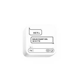 WHITE - Solid Paint Art Gel 5g HEYLOVE 2