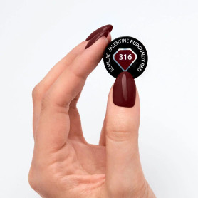 316 Burgundy Red - UV Nagellack 7ml Semilac