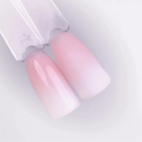 WHITE - OMBRE BABY BOOMER Gel LYNIS NAILS 2