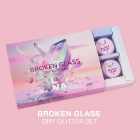 Broken Glass - DRY GLITTER SET (6 stück) LUNAmoon