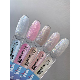 02 Diamond - NO FILE Builder Gel 15ml LUNAmoon 2