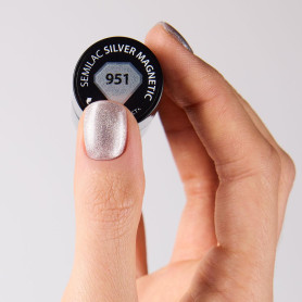 951 Silver Magnetic - Cat Eye UV Nagellack 7ml Semilac 2