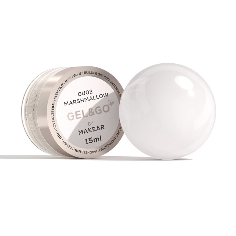 Marshmallow - Builder Gel&Go UP 15ml MAKEAR-GEL-Double Beauty Shop