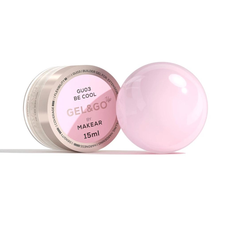 Be Cool - Builder Gel&Go UP 15ml MAKEAR-GEL-Double Beauty Shop
