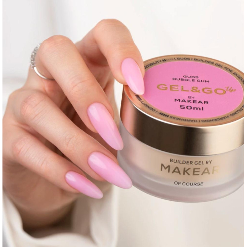 Bubble Gum - Builder Gel&Go UP 15ml MAKEAR-GEL-Double Beauty Shop