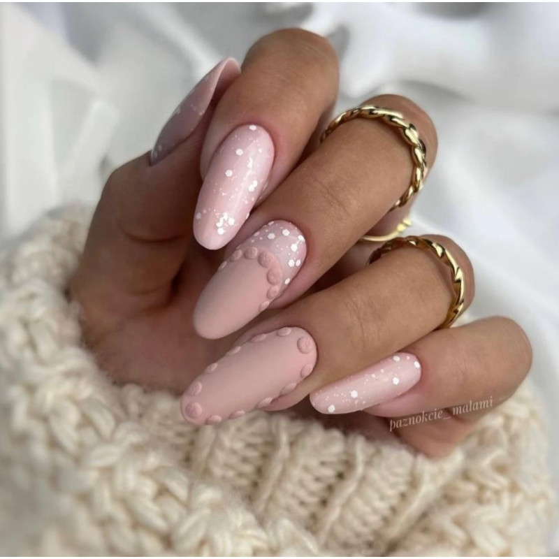 White Dots Snow - Top Coat (No Wipe) OHNE HEMA 8ml MAKEAR-UV NAGELLACKE-Double Beauty Shop