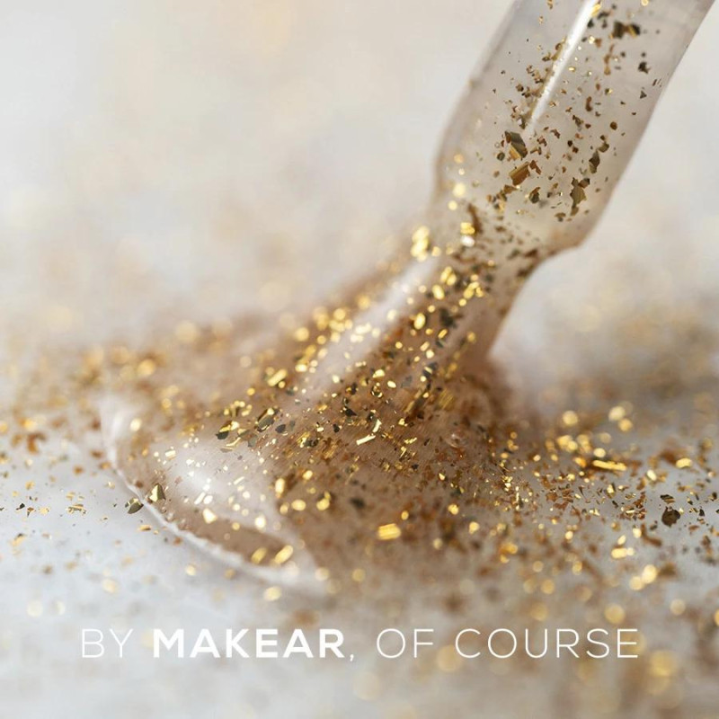 Gold - Top Coat (No Wipe) 8ml MAKEAR-UV NAGELLACKE-Double Beauty Shop