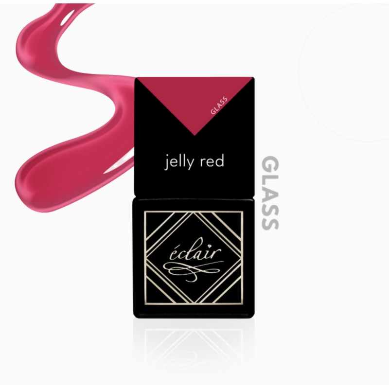 JELLY RED - UV Nagellack 7ml ECLAIR-Alle Farben ECLAIR-Double Beauty Shop