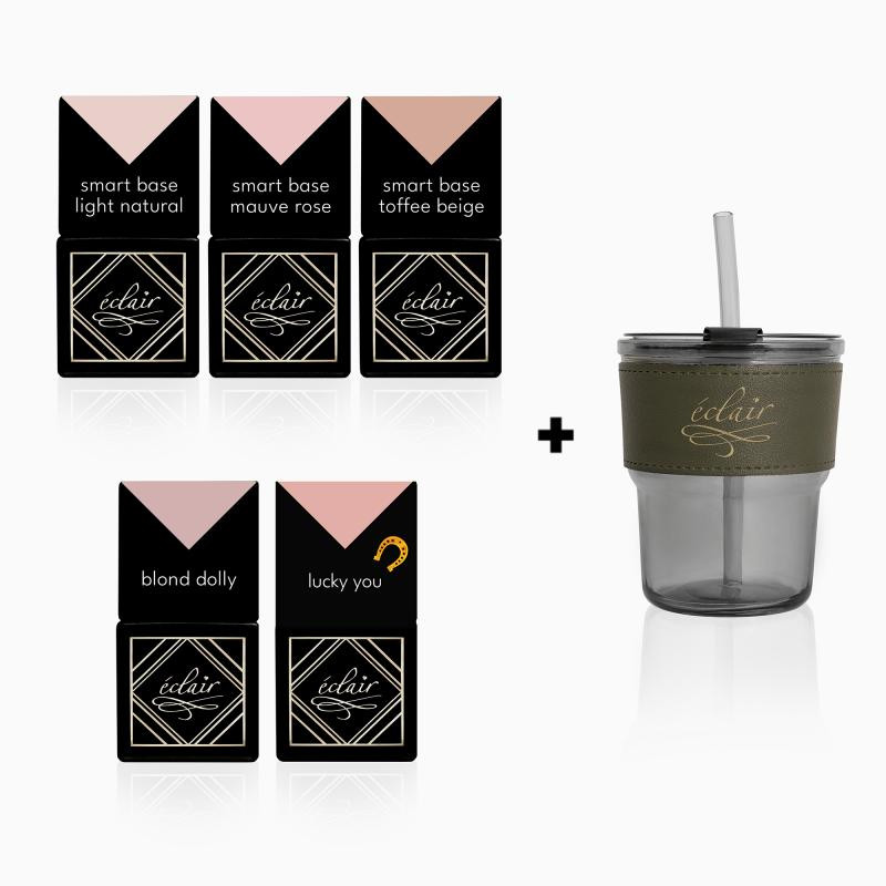 NUDE - Collection Set (5x7ml) ECLAIR-Base und Top-Double Beauty Shop