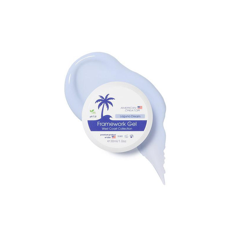 LAGUNA DREAM - NO FILE FRAMEWORK GEL 30ml AMERICAN CREATOR-MODELLAGE GELE EINPHASEN-SYSTEM-Double Beauty Shop