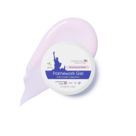 BROADWAY BLUSH - NO FILE FRAMEWORK GEL 30ml AMERICAN CREATOR