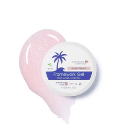 SUNSET PEACH - NO FILE FRAMEWORK GEL 30ml AMERICAN CREATOR
