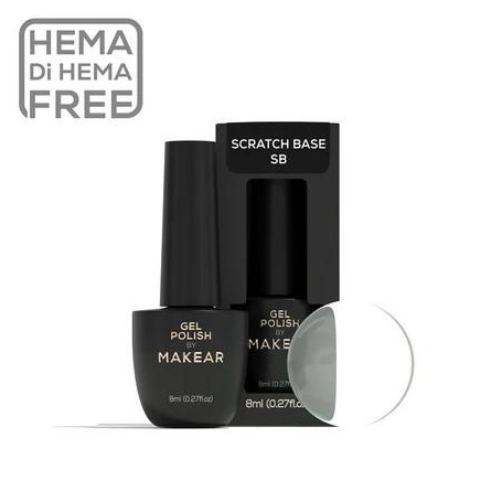SCRATCH BASE - Base Coat OHNE HEMA 8ml MAKEAR