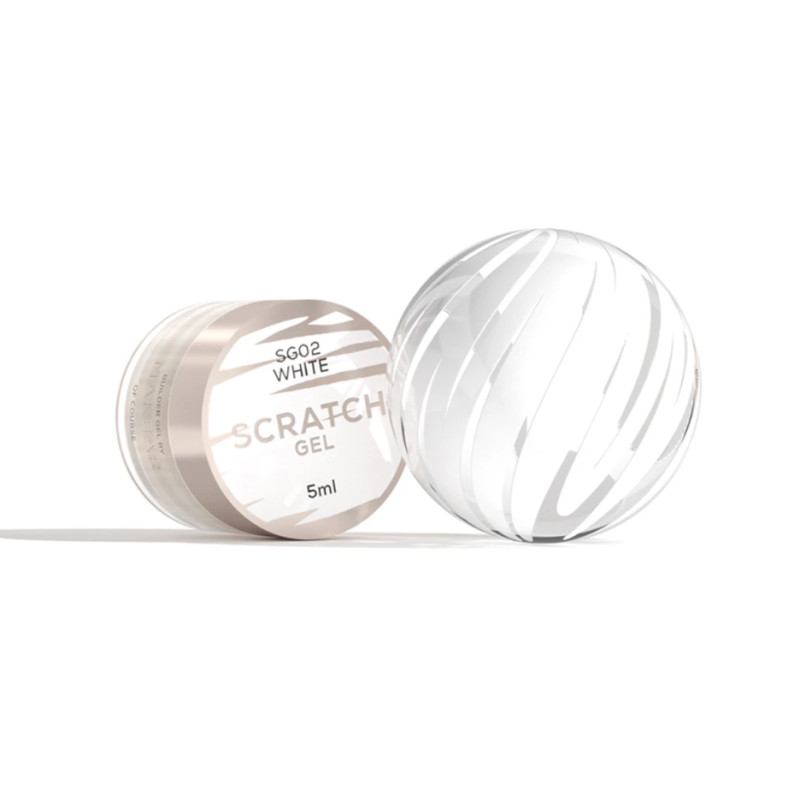WHITE - Scratch Gel (Art Gel) 5ml MAKEAR-MAKEAR-Double Beauty Shop