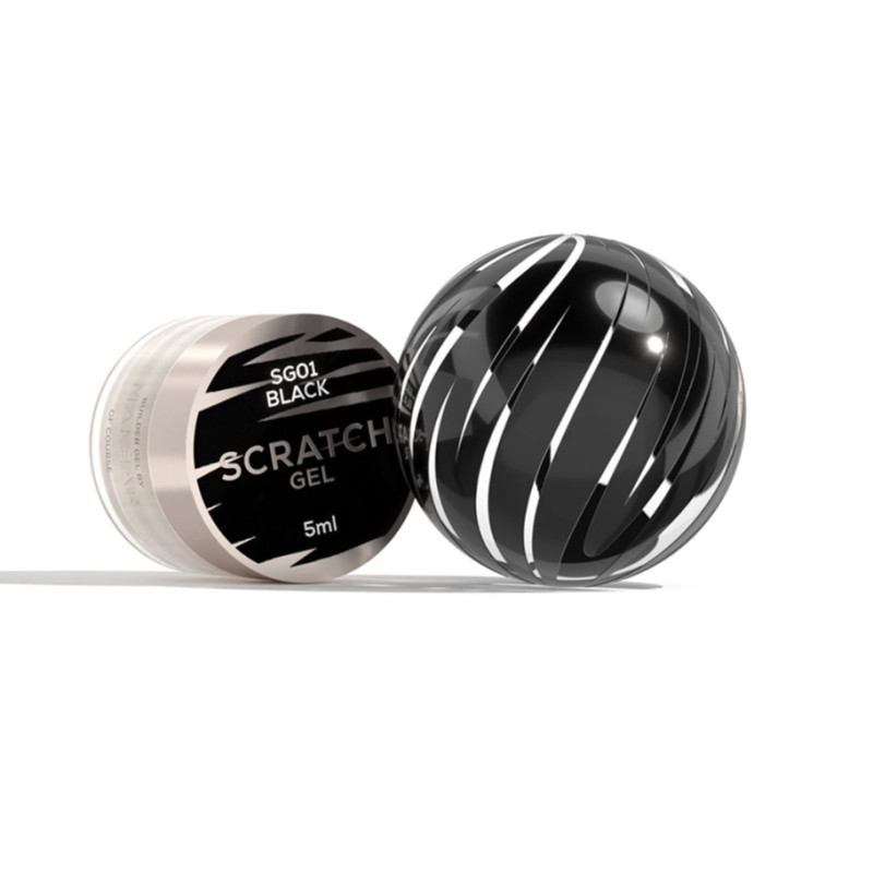 BLACK - Scratch Gel (Art Gel) 5ml MAKEAR-MAKEAR-Double Beauty Shop