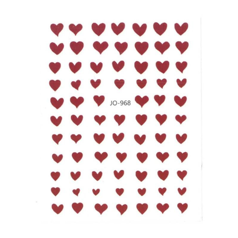 HEARTS Aufkleber-SLIDERS/WRAPS-Double Beauty Shop