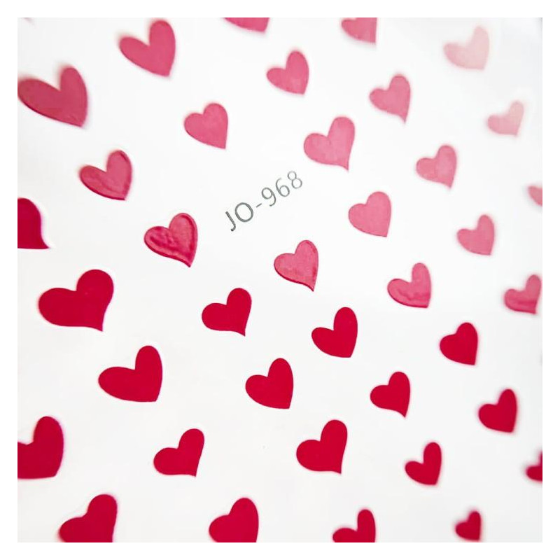 HEARTS Aufkleber-SLIDERS/WRAPS-Double Beauty Shop