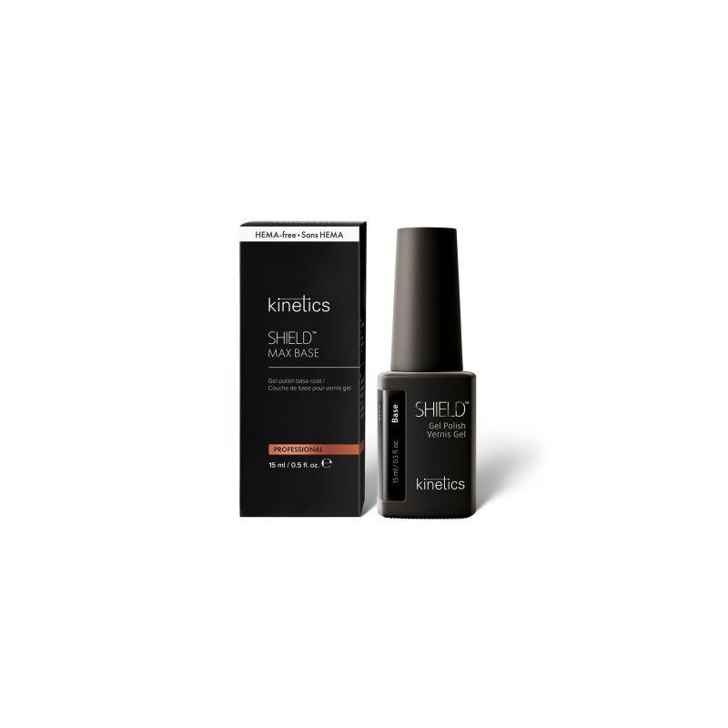 CLEAR - MAX Base Coat OHNE HEMA 15ml KINETICS-UV NAGELLACKE-Double Beauty Shop