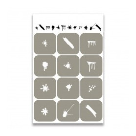 AIR 15 Airbrush-Vorlage