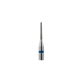 Diamantschleifer 1,0 mm Konus Mittel spitze rund blau