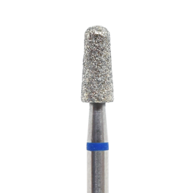 Diamantschleifer 3,5 mm Konus Mittel spitze rund blau